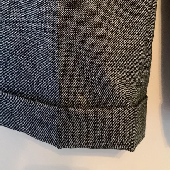 J. Crew Y2K Suit. Shimmer gold & Drk gray SZ 0. Purchased in NYC. 2007 winter. - Picture 6 of 10